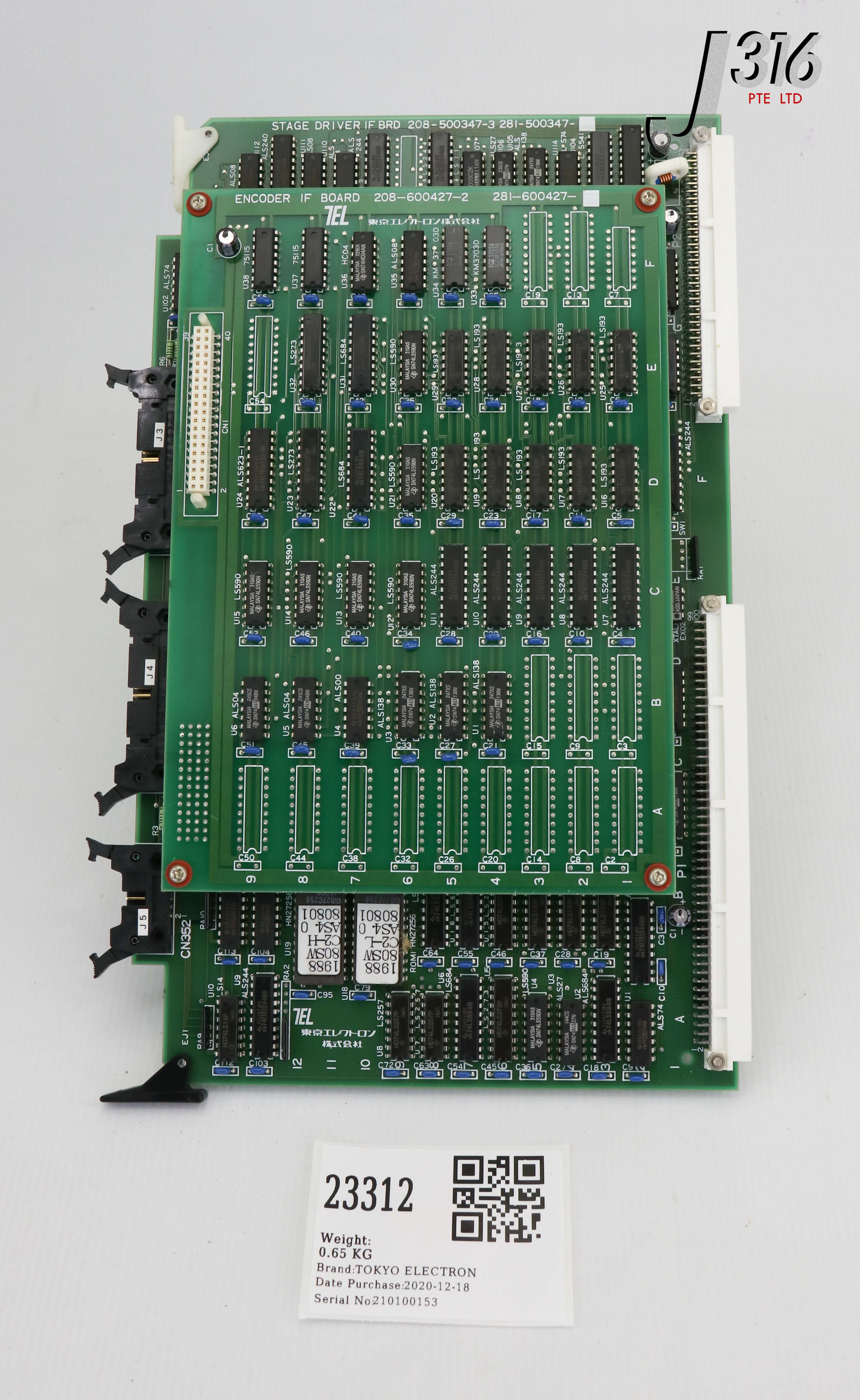 メモリー⑦ 23312 TEL PCB, STAGE DRIVER IF BRD, 281-500347 W/ ENCODER IF BD